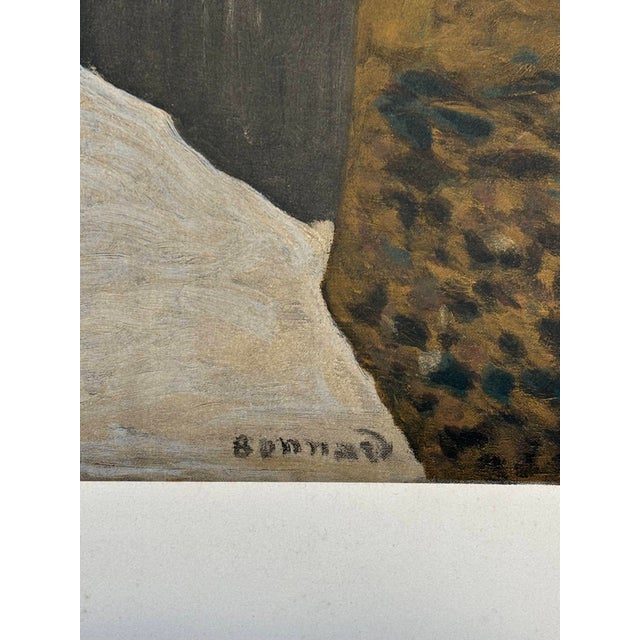 After Pierre Bonnard, Snowy Landscape, Child with Hood, Mid-20th Century, Lithograph For Sale - Image 3 of 16