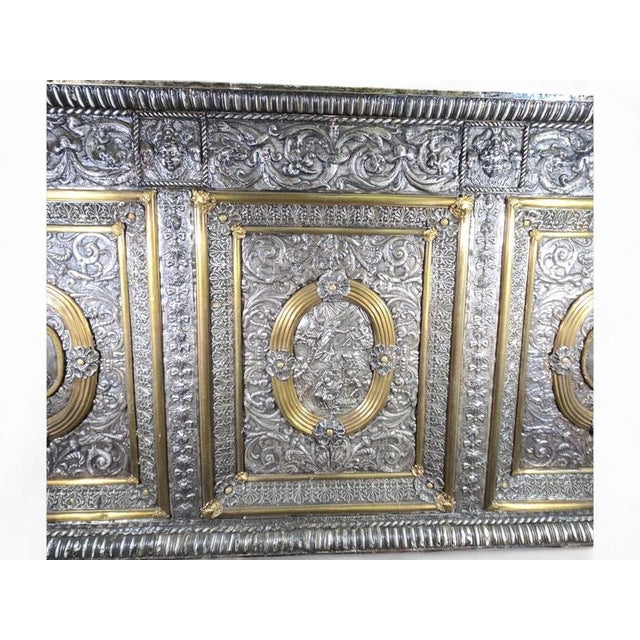 17th-Century Italian Silver and Gilt Silver Altar Panel For Sale - Image 14 of 18