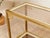 Mid 20th Century Mastercraft Brass 1970’s Hollywood Regency Entry Table, Attributed For Sale - Image 5 of 9