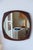 Vintage Scandinavian Round Mirror in Teak, 1960 For Sale - Image 6 of 11