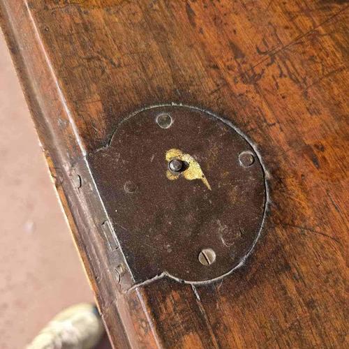 Antique Walnut Secretaire with Rocaille Bronze and Internal Compartment For Sale - Image 11 of 18