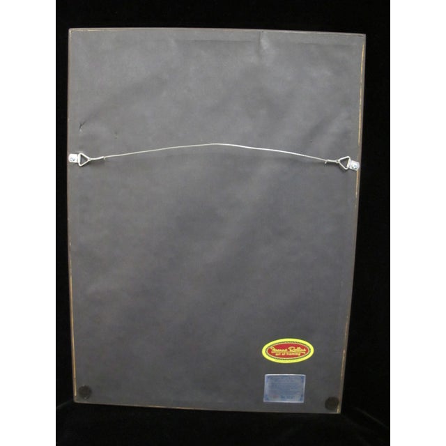 Antique Persian Illuminated Manuscript Mughal Timur Holding Court in Garden For Sale - Image 9 of 9