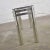 Chrome Modern Console Sofa Table Chrome Rectangle With Glass Top Style of Pace or Karl Springer For Sale - Image 8 of 13