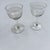 Clear Wheel-Etched Cordial Vintage Glasses - A Pair For Sale - Image 12 of 14