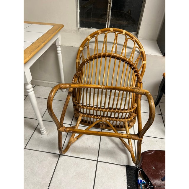1970s Attributed to Frank Albini Scoop Chair For Sale - Image 4 of 6