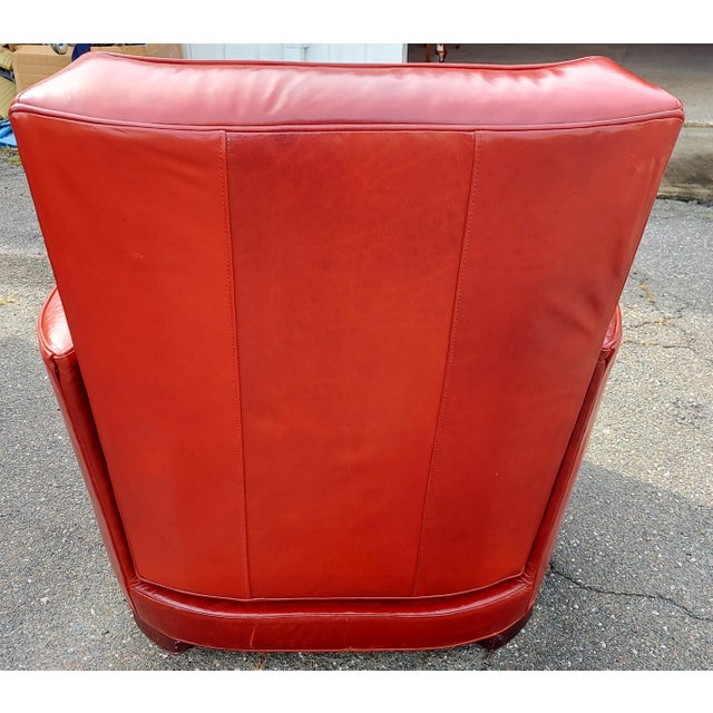 1960s Vintage Lee Furniture Leather Recliner Chairish