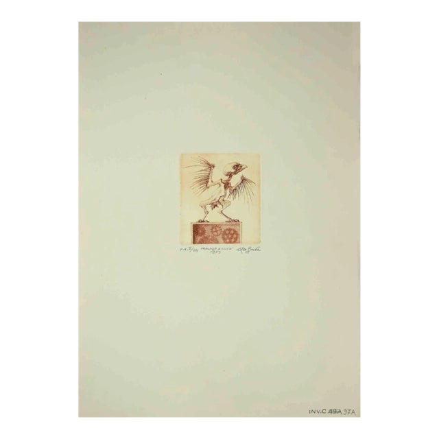 Leo Guida, The Cuckoo Clock, Etching, 1971 For Sale