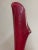Red 45” Tall Mid Century Modern Italy Aventurine Glass Floor Vase Red With Silver Flecks For Sale - Image 8 of 12