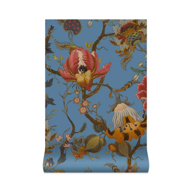 English House of Hackney Artemis Wallpaper - Azure For Sale - Image 3 of 3