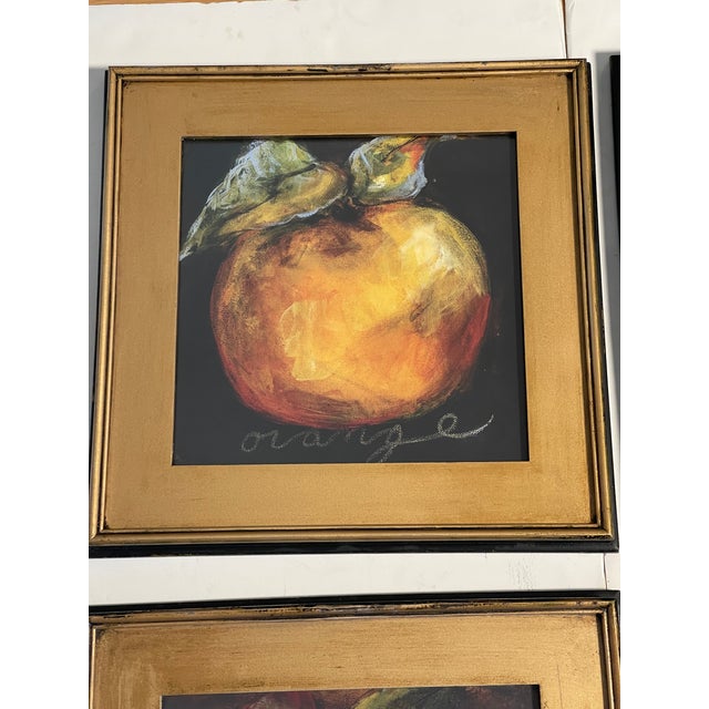 Set of 4 Vintage Chromolithographs in Gold Frames For Sale - Image 9 of 12