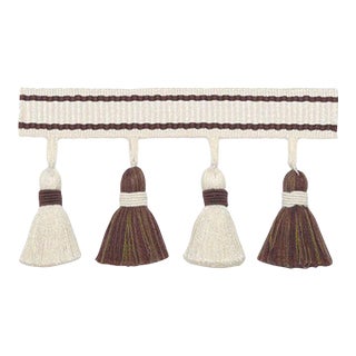 Sample - Schumacher Merida Tassel Fringe in Java For Sale