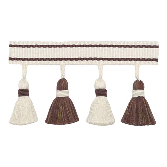Sample - Schumacher Merida Tassel Fringe in Java For Sale