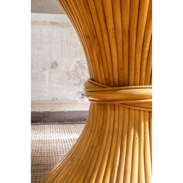 Rattan Dining Table from McGuire San Francisco, 1970s For Sale - Image 3 of 5