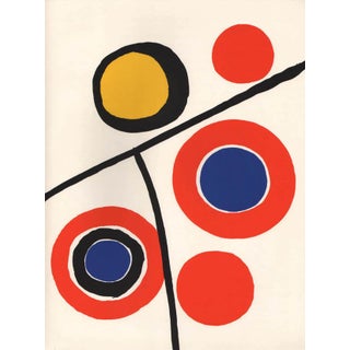 Calder Lithograph Dm48201 Derriere Le Miroir 1973 For Sale