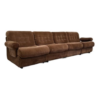 Midcentury Modern Modular Sofa, 1970s, Set of 4 For Sale