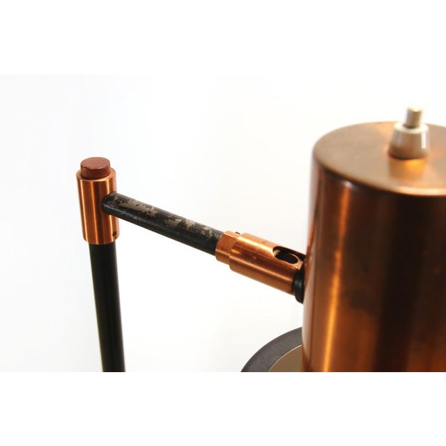 Copper Studio Floor Lamp by Jo Hammerborg for Fog and Morup, 1960s For Sale - Image 4 of 5