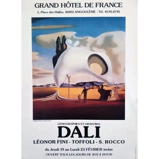 Salvador Dali Salt and Pepper Restaurant Poster, 1980 For Sale