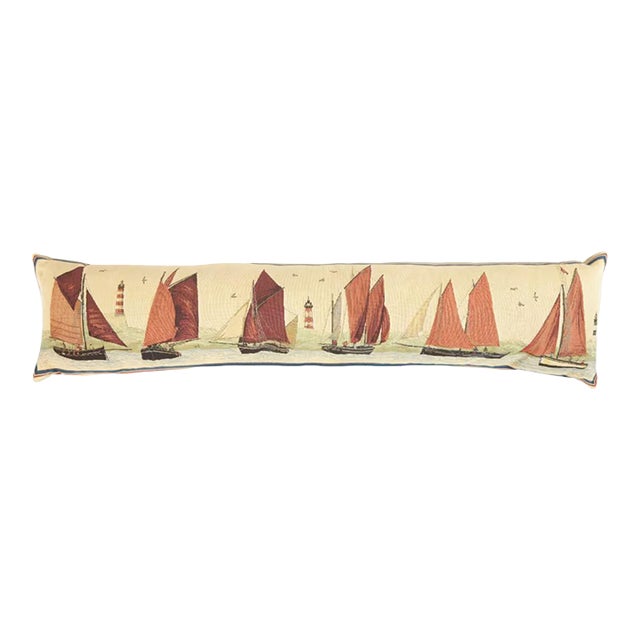 Sailing Boats Draught Excluder - 90cm X 20cm (36"x9") For Sale