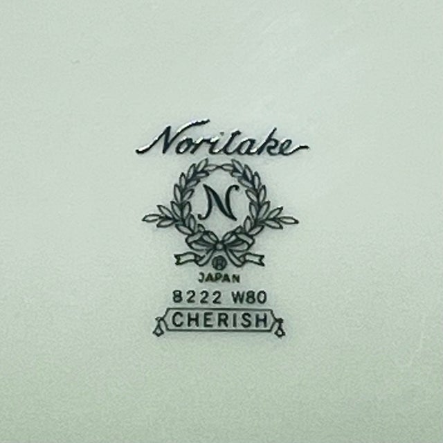 Noritake Vintage Japanese Noritake Bread and Butter Porcelain Plate For Sale - Image 4 of 4