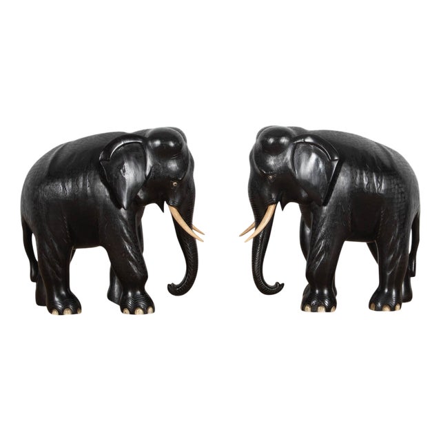 Elephants, 1880, Set of 2 For Sale