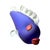 signed and dated '02. Executed in rich satin-finished cobalt blue glass, the sculpture features beautifully sculpted...