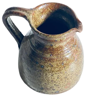 Brown Pitcher in Stoneware Ceramic, France, 1960s