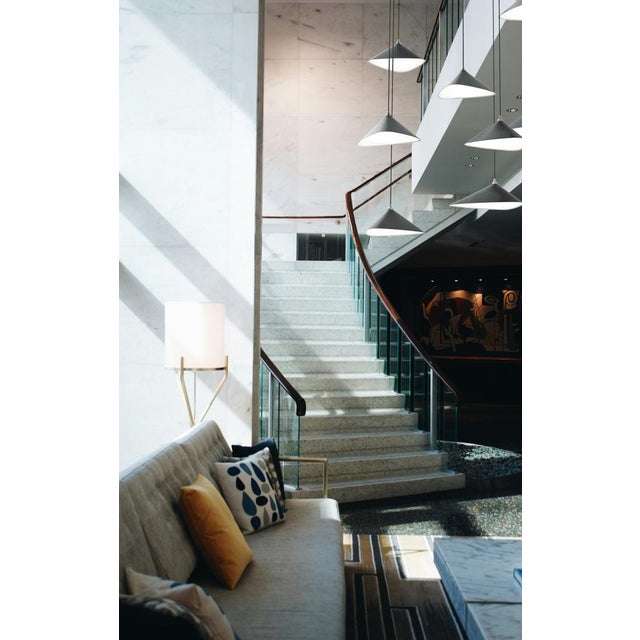 Wood Emily V6 Group Hanging Lamp from Moss For Sale - Image 7 of 11