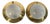 LSP6 Tommy Model Ceiling Lights in Brass Structure and Frosted Glass Lampshade by Luigi Caccia Dominioni for Azucena, 1950s, Set of 2 For Sale