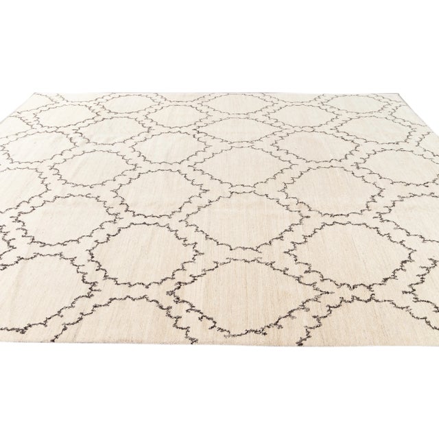 Textile 21st Century Contemporary Tibetan Wool Rug For Sale - Image 7 of 12