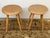 Wood Space Copenhagen for Mater Soaped Oak Wood Counter Stools, Pair For Sale - Image 7 of 12