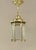 Gold Art Deco Lantern with Cut Lead Crystal, France, 1925 For Sale - Image 8 of 10