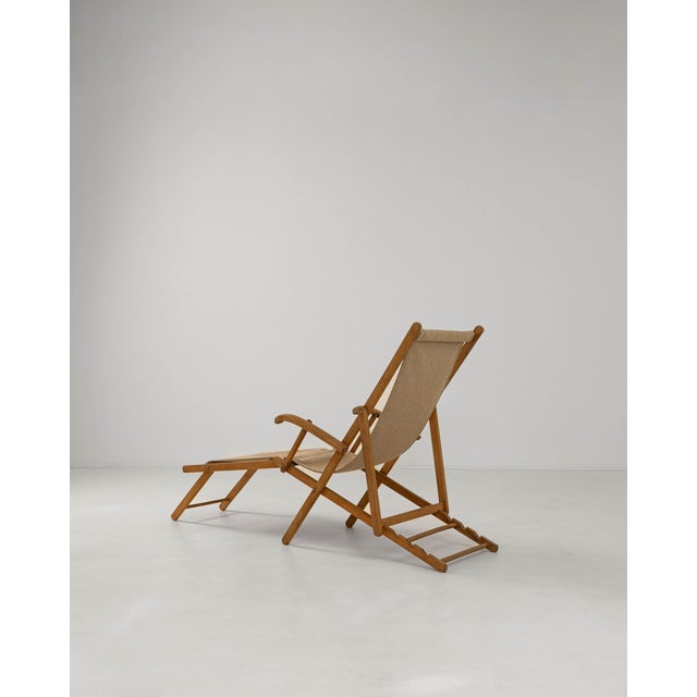 French Provincial 1960s French Folding Chaise Lounge Chair For Sale - Image 3 of 18