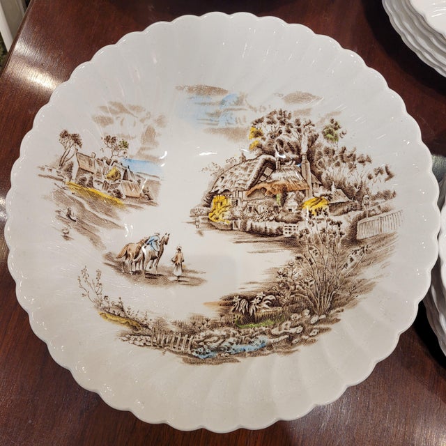 Dinnerware Set from Johnson Bros Porcelain, 1940s, Set of 81 For Sale - Image 15 of 18