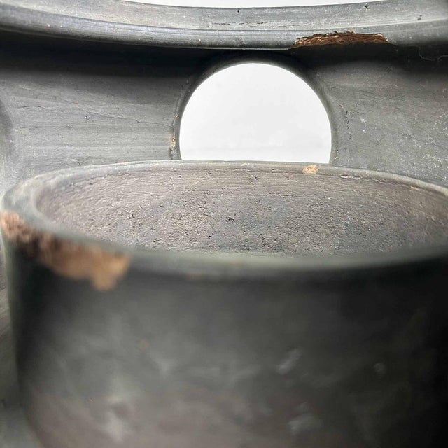 Minimalist Earthenware Fire Pot, Japan, 1890s For Sale - Image 9 of 17