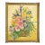 Original Impressionist Style Floral Still Life Oil Painting on Canvas, Framed and Signed Circa 1966 For Sale