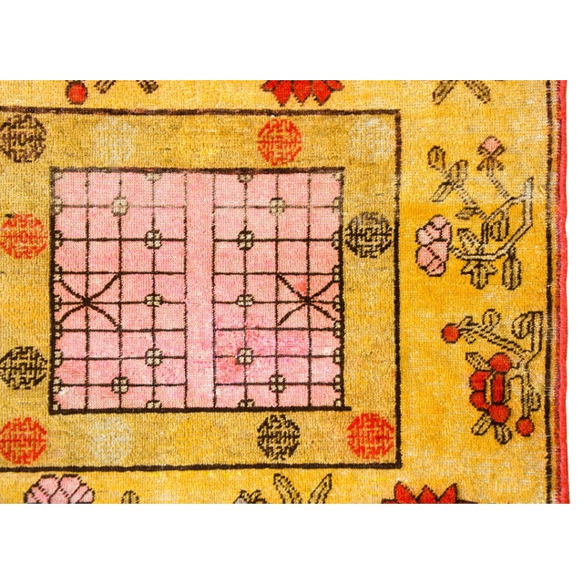 Early 20th Century Central Asian Samarghand Rug For Sale - Image 9 of 14