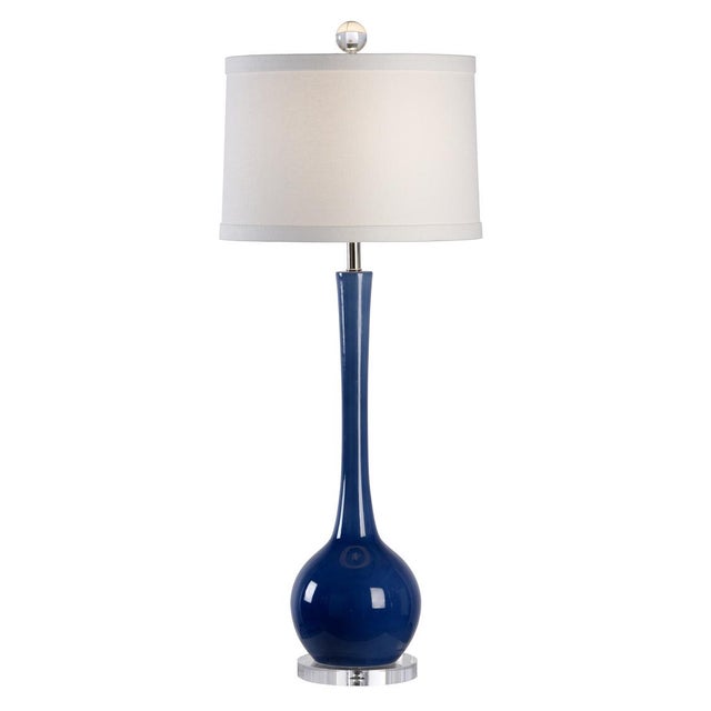 Chelsea House Inc Chelsea House Matthews Lamp in Blue For Sale - Image 4 of 4