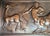 Decorative panel in embossed copper, Signature: CELLINI (Pesaro) 1969 Italy "Centaur hunting with a bow" - The centaur (in...