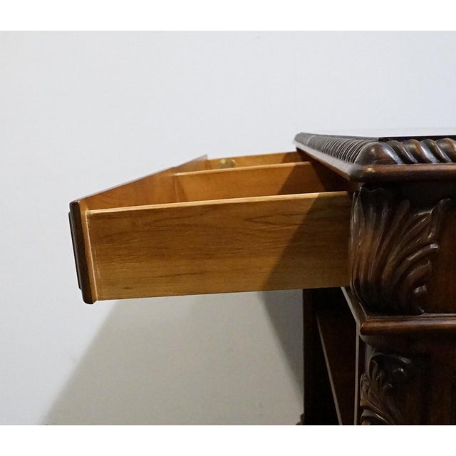 Wood Hooker Furniture Seven Seas Collection Walnut Old World Mediterranean 56" Open Cabinet Console Table 500-50-311 For Sale - Image 7 of 13