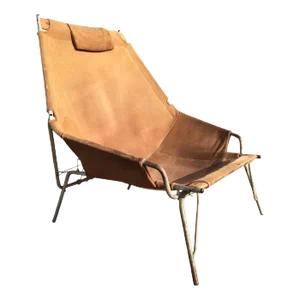 Mid-Century Modern Danish Easy Chair by Erik Ole Jørgensen, 1954