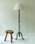 Black Brutalist Wrought Iron Floor Lamp, 1950s For Sale - Image 8 of 9