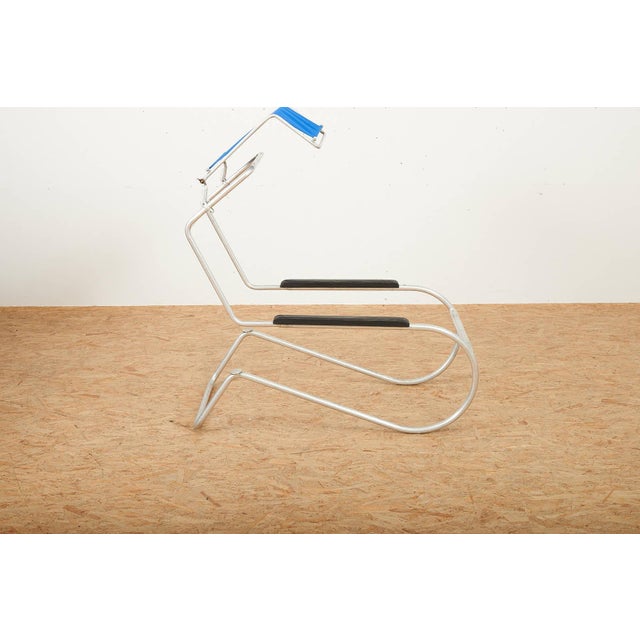 Lido Lounger in Blue by Battista and Gino Giudici, 1935 For Sale - Image 12 of 15