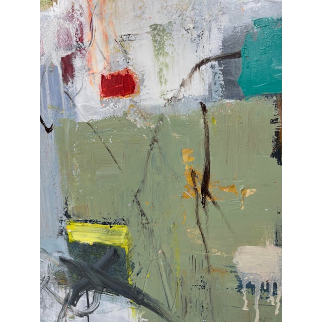 Contemporary Contemporary Abstract Original Oil Painting For Sale - Image 3 of 10