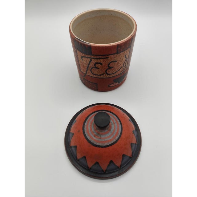 Ceramic Vintage Candy Storage Jars from KMK Keramik Manufaktur Kupfermühle, 1955, Set of 4 For Sale - Image 7 of 18
