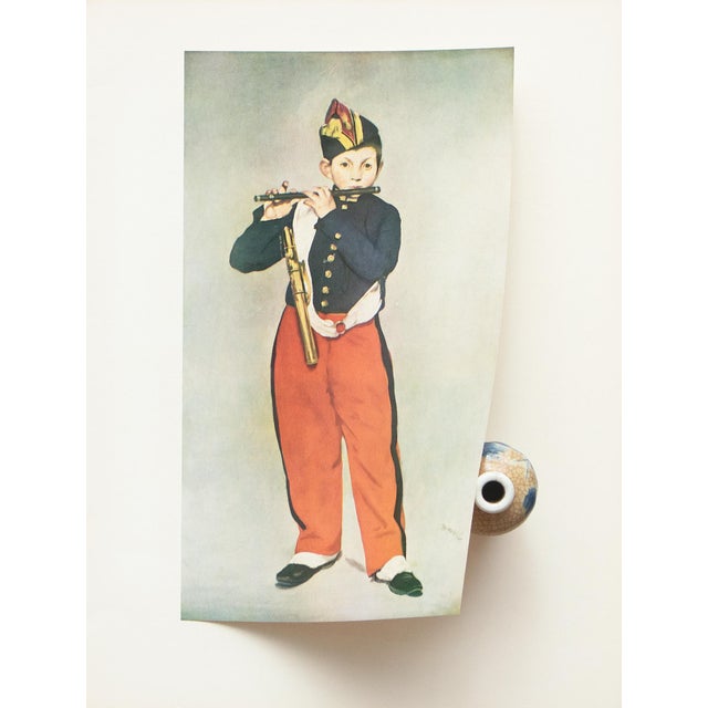 1950s 1953 After Manet "The Fifer Boy", Full-Color Print For Sale - Image 5 of 7