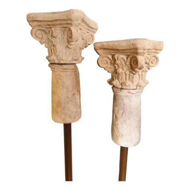 Antique Terracotta Columns, Set of 2 For Sale - Image 12 of 12