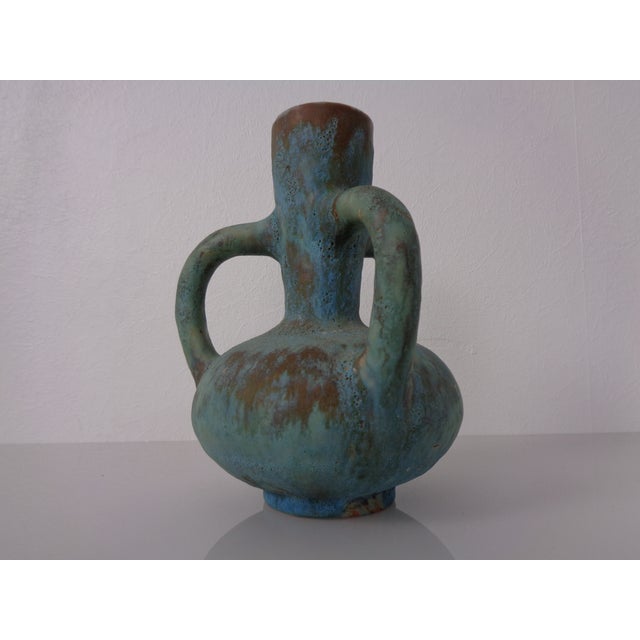 Studio ceramic vase made of ceramic by Lu & Gerd Grove from the 1960s. The ceramic is in very good, undamaged condition. I...
