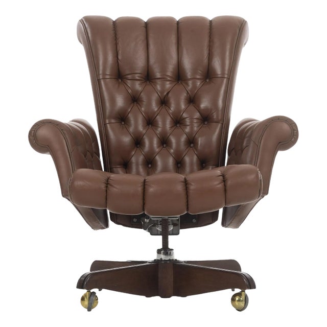 1960s Edward Wormley Executive Office Chair For Sale