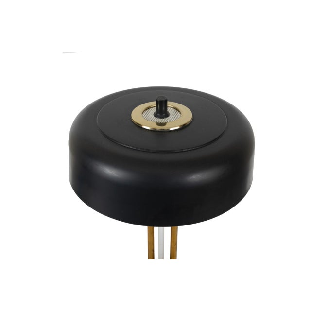 Mid Century Modern Desk Lamp With Lucite Pull Chain For Sale - Image 4 of 8