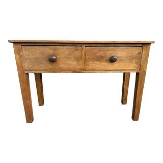 19th Century English Pine Server For Sale